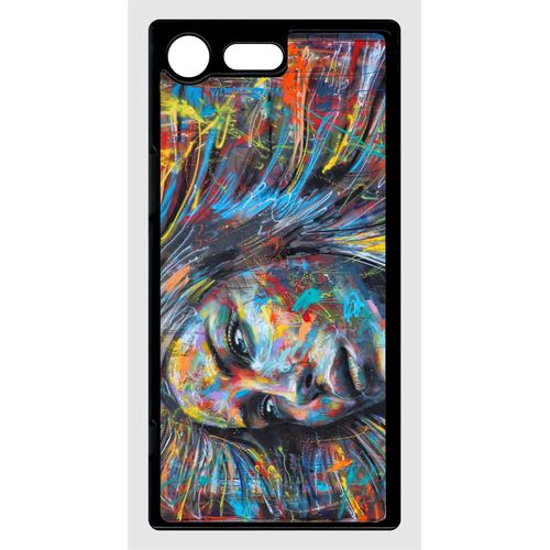 Coque Sony Xperia Xz Premium Visage En Couleur
