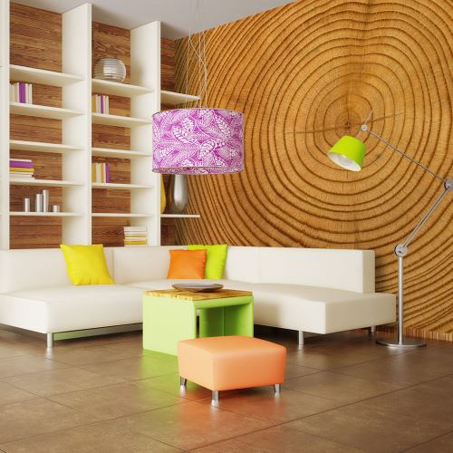 Papier peint - Tronc d'arbre - 200x154 - -
