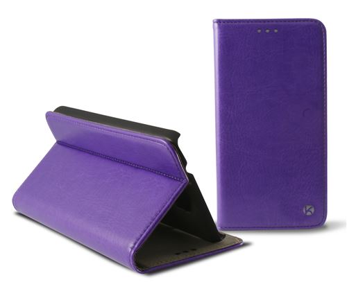 KSIX Standing Folio étui Avec Fermeture Magnétique Pour Galaxy Alpha Violet