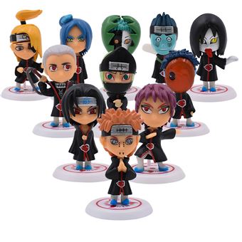13€27 sur Set de 11 pièces Figurines Naruto Shippuden Akatsuki Itachi Pain  Konan rochimaru Deidara Zetsu - Figurine de collection - Achat & prix