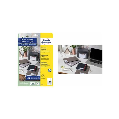 AVERY Zweckform Etiquette universelle, 210 x 148 mm, blanc