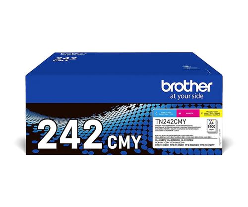 Brother Jaune Tn242cmy Value Pack - Pack De 3 - Cyan, Magenta - Original - Cartouche De Toner - Pour Dcp-9017, Dcp-9022, Hl-3142, Hl-3152, Hl-3172, - Image 4