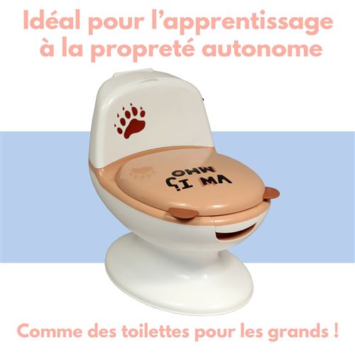 Bambisol Pot Educatif Bébé Mini Toilettes Ourson - Pot bébé - Achat & prix