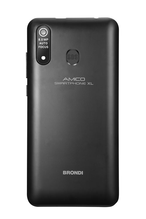 Smartphone Brondi Amico XL 15,2 cm 6 Double SIM Android 11 4G USB Type-C 2 Go 16 Go 2500 mAh Noir