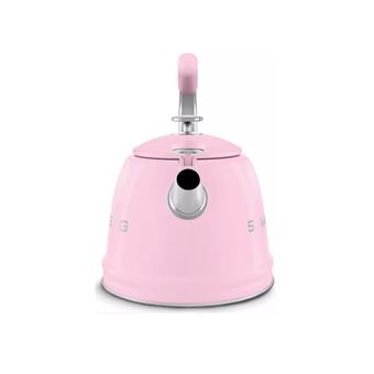 Bouilloire à sifflet 2.3l rose Smeg WKF01PK