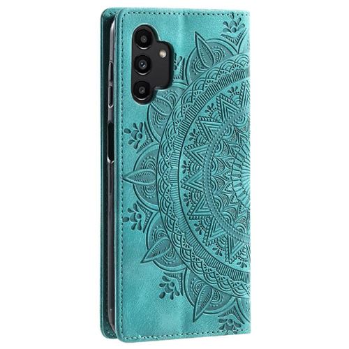Coque Portefeuille Magnétique Pour Galaxy A8 2018 - En Cuir Vert, Avec Poches Pour Cartes Et Support Intégré