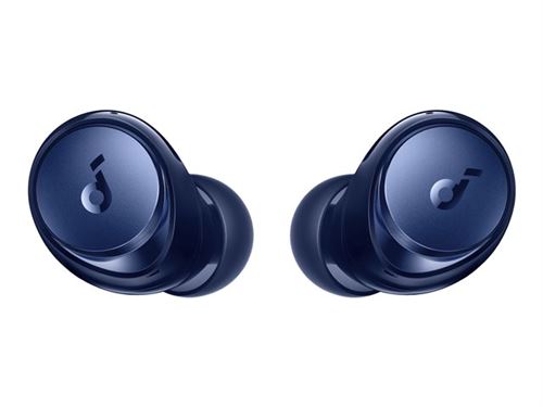 Soundcore Space A40 - Véritables écouteurs sans fil avec micro - intra-auriculaire - Bluetooth - Suppresseur de bruit actif - bleu marine