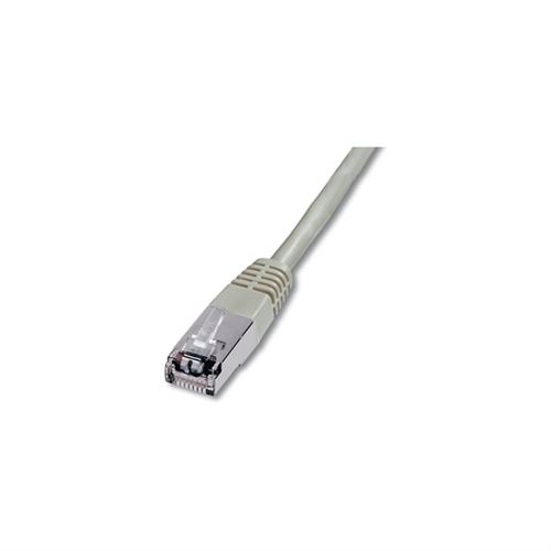 Cable réseau 20m ethernet RJ45 Cat6a Gigabit, gris - CARON