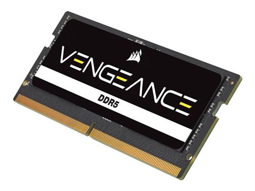 CORSAIR Vengeance - DDR5 - kit - 64 Go: 2 x 32 Go - SO DIMM 262 broches - 4800 MHz / PC5-38400 - CL40 - 1.1 V - mémoire sans tampon - non ECC
