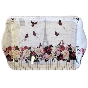 Mini plateau vide poche rectangulaire romantic paris - 1