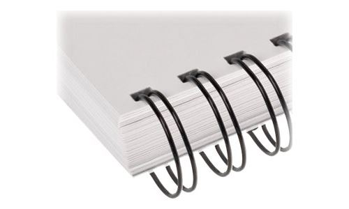 Renz - 22 mm - 23 anneaux - A4 (210 x 297 mm) - noir - 50 unités fil de ligature - pour Office line 2:1