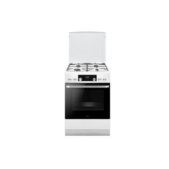 Cuisinière gaz 77l 4 feux blanc Amica ACM7005RB