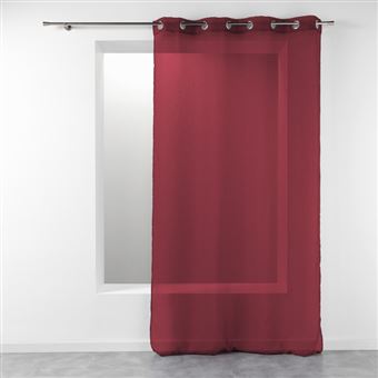 Tenda A Pannello Con Occhielli Douceur D'Intérieur 140x240 Cm Vela Sabella Rigata Esther Taupe - Effetto Lino
