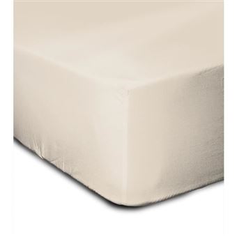 Drap housse - 100% coton - 90 x 190 + Bonnet 25 cm - 1