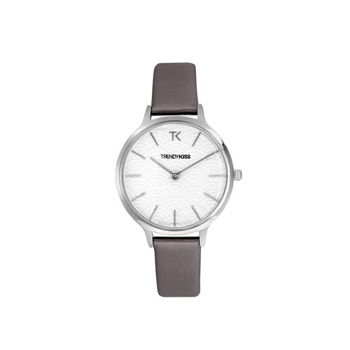 Montre Femme Trendy Kiss Lina TC10154-01 - Bracelet Cuir Gris