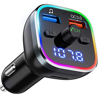 Lecteur de musique MP3 de voiture compatible Bluetooth 5.0, rapide
