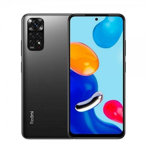 Smartphone Xiaomi Note 11 6 5 pouces FHD 4 GB RAM 128 GB Gris