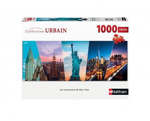 Nathan Puzzle 1000 Pièces - Les Monuments De New York