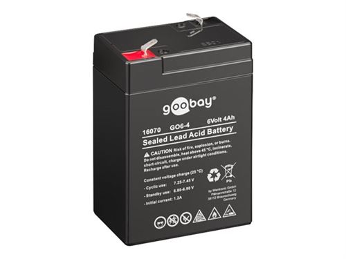 goobay GO6-4 - Batterie - Acide de plomb - 4 Ah