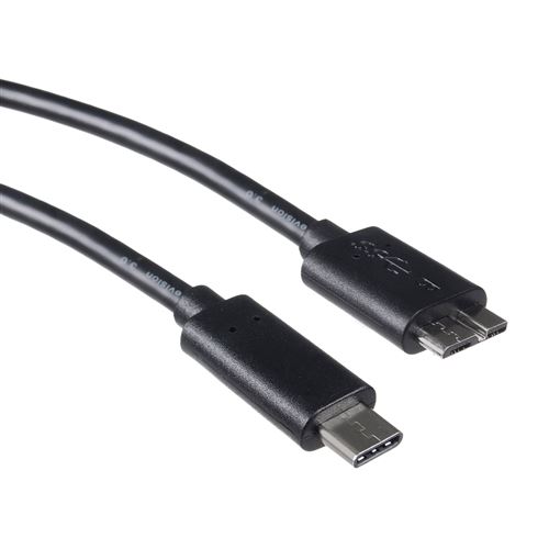 Câble USB Type-C vers Micro B Maclean MCTV-845 mâle 1m