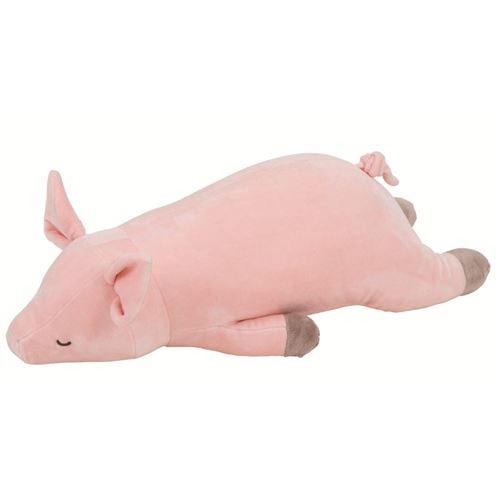 Nemu Nemu - PINKIE - Cochon - Taille L - 55 cm rose