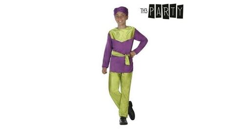 Déguisement pour garçon page violet et vert (4 pcs) - costume enfant taille - 10-12 ans