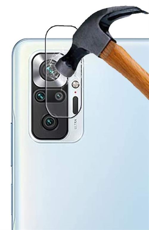 Verre De Caméra Arrière De Rechange Pour Xiaomi Redmi Note 10 Pro - Lot De 2 Avec Kit D'Outils Et Ruban Adhésif