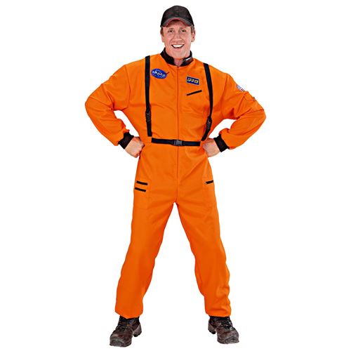 Déguisement Astronaute Orange Homme S Orange 11061 W Widmann Milano Party Fashion S - 11061 W WIDMANN MILANO Party Fashion