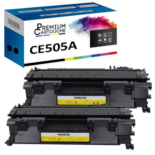 PREMIUM CARTOUCHE - x2 Toners - CE505A 