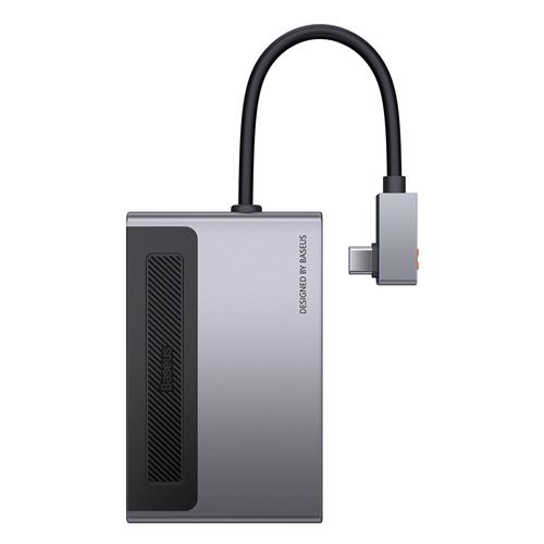Adaptateur BASEUS CAHUB-DA0G Magic Type-C Conversion USB PD SD TF HDML 3.5mm interface audio Grise