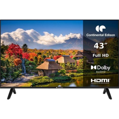 TV LED Continental Edison CELED43FHD26B6 43 pouces Full HD