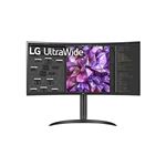 LG UltraWide 34WQ75X-B - Écran LED - incurvé - 34" - 3440 x 1440 UWQHD - IPS - 400 cd/m² - 1000:1 - HDR10 - 5 ms - 2xHDMI, DisplayPort, USB-C - haut-parleurs - noir