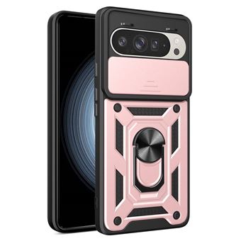 Coque pour Google Pixel 9 et 9 Pro 5G 5G - housse etui rigide anti choc + film ecran - ROSE - htdmobiles - 1