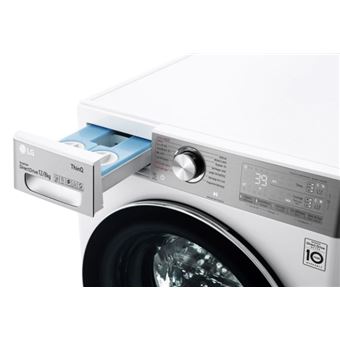 LG F284V92WSTA - Machine à laver séchante - WiFi - largeur : 60 cm - profondeur : 61.5 cm - hauteur : 85 cm - chargement frontal - 81 litres - 12 kg - 1400 tours/min - blanc