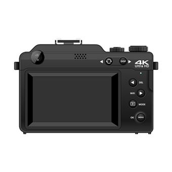 Appareil Photo Numérique 4K 48MP – Compact, écran LCD, Zoom 16x, Carte 32 Go Incluse – Rose, Pour Débutants