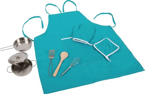 Non Communiqué Multicolore Set De Cuisine Avec Tablier