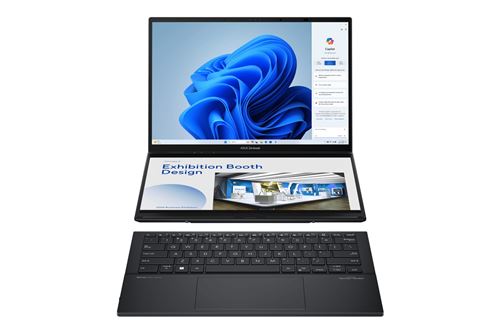 ASUS ZenBook Duo UX8406CA-PZ011W - Avec clavier détachable - Intel Core Ultra 9 - 285H / jusqu'à 5.4 GHz - Win 11 Home - Intel Arc Graphics - 32 Go RA