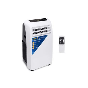 DR.PREPARE Climatiseur Mobile 9000 BTU 4 en 1