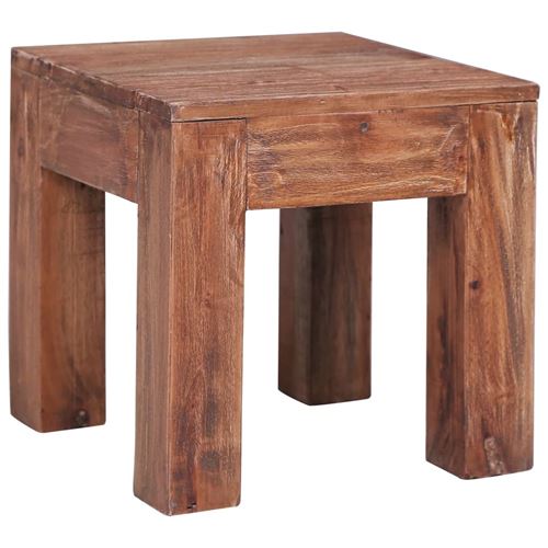 Vidaxl table basse 30 x 30 x 30 cm bois de r&eacute;cup&eacute;ration massif 283919
