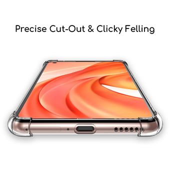 Coque Silicone Transparente Pour Xiaomi Mi 11 Lite Avec Film Verre Trempé - Anti-choc & Anti-rayures