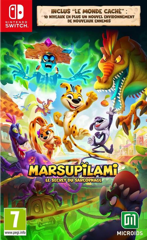Marsupilami : Le Secret du Sarcophage Edition Tropicale Day One Nintendo Switch État correct - Microids Distribution reconditionné disponible sur Fnac