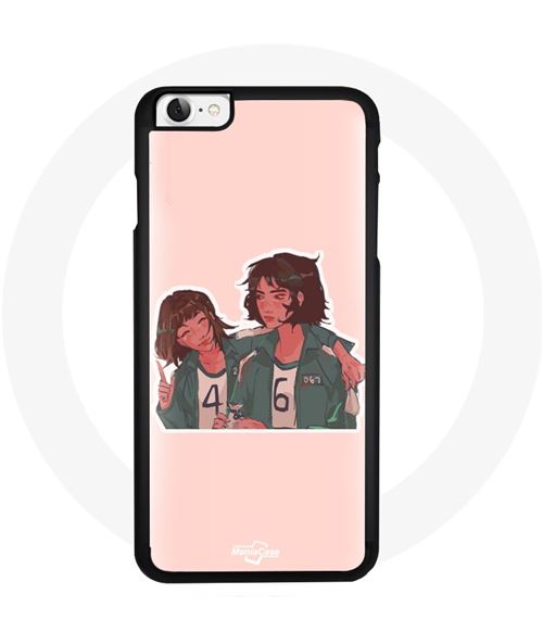Squid game Coque iphone SE Ji yeong and Kang Sae byeok Maniacase