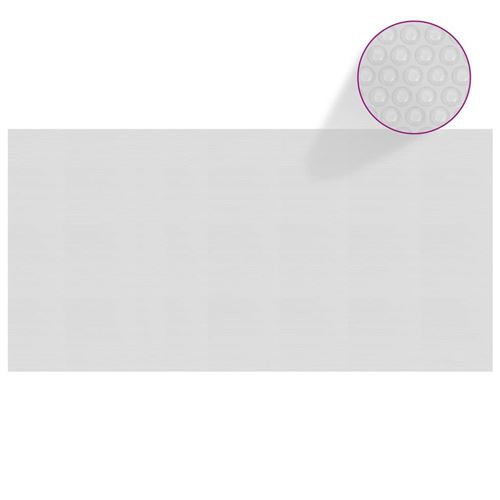 VIDAXL Mercatoxl - Film solaire de piscine flottant pe 732x366 cm Gris