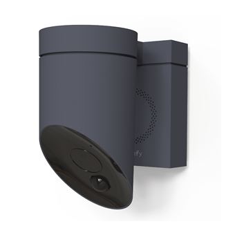 Somfy - Outdoor Camera grise + stickers alarme - 1