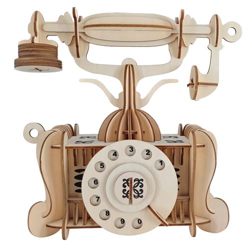Puzzle 3D 124 pièces - Ancien téléphone