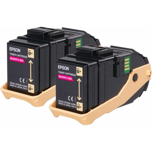 Epson Double Pack - pack de 2 - magenta - originale - cartouche de toner