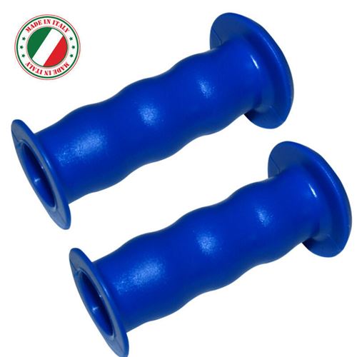 Paire de poignee bleu vélo enfant draisienne tricycle trottinette cintre guidon 22 mm