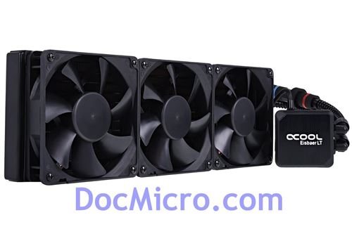 Alphacool Noir Eisbaer Lt360 Cpu Processeur Refroidisseur De Liquide Tout-En-Un 12 Cm - Neuf - Image 3