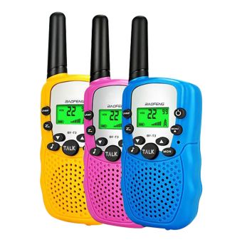 Talkie Walkie Enfants 22 Radio Two Way Chaînes Talky Jouets pour Enfants Verser Multicolore PT039 - 1