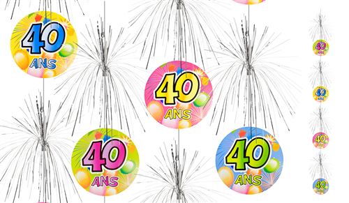 Lot de 40 Suspensions cascade \